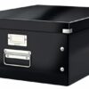 Leitz Clickstore Large Storage Box Black 60450095 Fusion Office