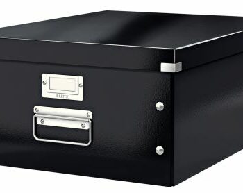 Leitz Clickstore Large Storage Box Black 60450095 Fusion Office
