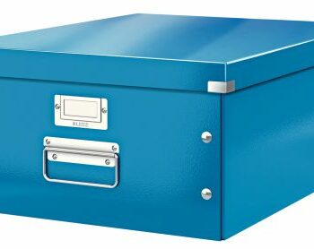 Leitz Clickstore Large Storage Box Blue 60450036 Fusion Office