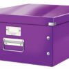 Leitz Clickstore Large Storage Box Purple 60450062 Fusion Office