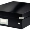 Leitz Clickstore Medium Organiser Box Black 60580095 Fusion Office