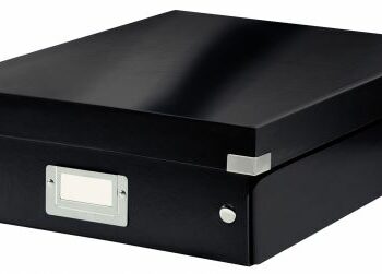 Leitz Clickstore Medium Organiser Box Black 60580095 Fusion Office