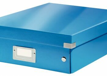 Leitz Clickstore Medium Organiser Box Blue 60580036 Fusion Office