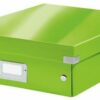 Leitz Clickstore Medium Organiser Box Green 60580054 Fusion Office
