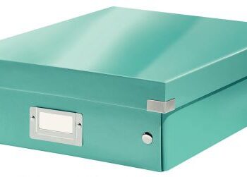 Leitz Clickstore Medium Organiser Box Ice Blue 60580051 Fusion Office