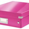 Leitz Clickstore Medium Organiser Box Pink 60580023 Fusion Office