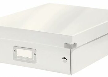 Leitz Clickstore Medium Organiser Box White 60580001 Fusion Office