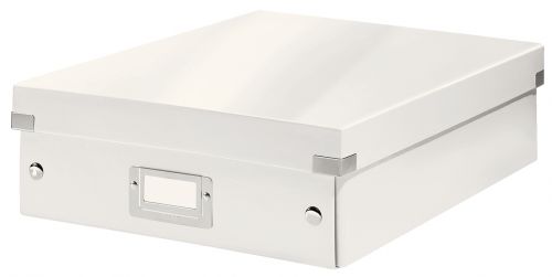 Leitz Clickstore Medium Organiser Box White 60580001 Fusion Office