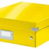Leitz Clickstore Medium Organiser Box Yellow 60580016 Fusion Office