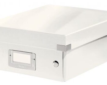 Leitz Clickstore Small Organiser Box White 60570001 Fusion Office
