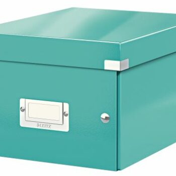 Leitz Clickstore Small Storage Box Ice Blue 60430051 Fusion Office
