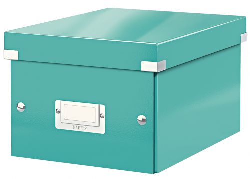 Leitz Clickstore Small Storage Box Ice Blue 60430051 Fusion Office