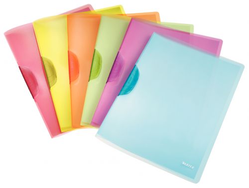 Leitz Colorclip Magic Files A4 Assorted 41760099 Pack 6 Fusion Office