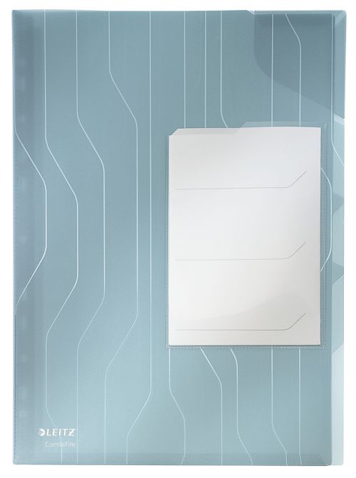 Leitz Combifile Organiser A4 Folders Blue 47290035 Pack 3 Fusion Office