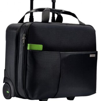 Leitz Complete Carry On Trolley Smart Traveller Black 60590095 Fusion Office