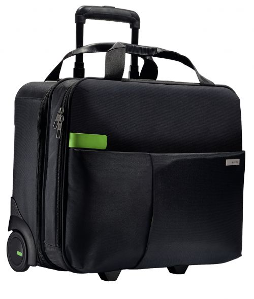 Leitz Complete Carry On Trolley Smart Traveller Black 60590095 Fusion Office