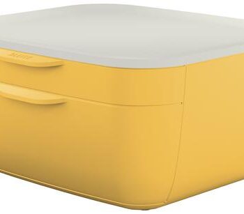 Leitz Cosy 2 Drawer Cabinet Warm Yellow 53570019 Fusion Office