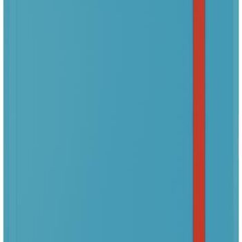 Leitz Cosy 3 Flap Folder A4 Calm Blue 46190061 Pack 10 Fusion Office