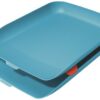 Leitz Cosy A4 2 Letter Trays Calm Blue 53581061 Fusion Office