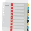 Leitz Cosy A4 Index Extra Wide 1 10 Printable 12470000 Pack 15 Fusion Office