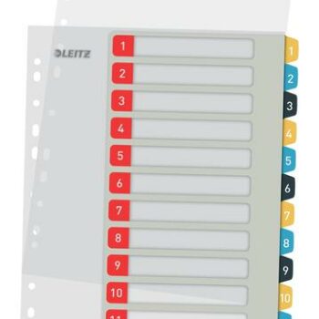 Leitz Cosy A4 Index Extra Wide 1 12 Printable 12480000 Pack 15 Fusion Office