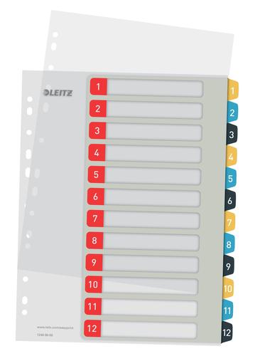 Leitz Cosy A4 Index Extra Wide 1 12 Printable 12480000 Pack 15 Fusion Office