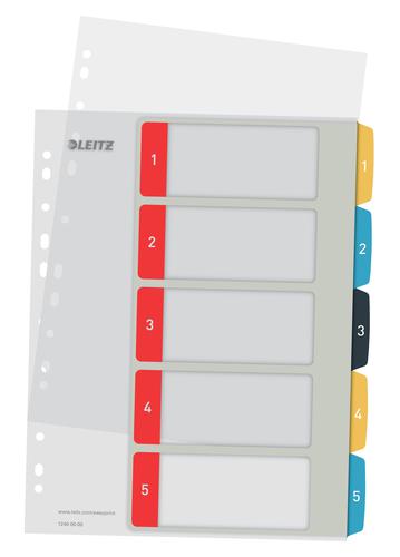 Leitz Cosy A4 Index Extra Wide 1 5 Printable 12400000 Pack 20 Fusion Office