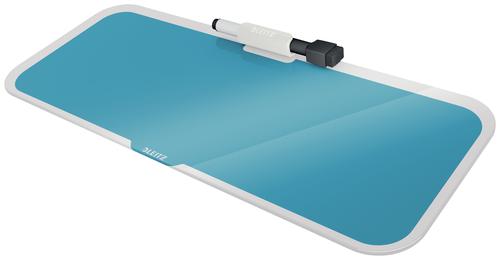 Leitz Cosy Glass Desk Notepad Calm Blue 52690061 Fusion Office