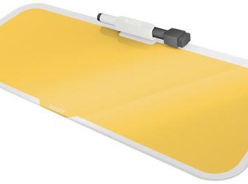 Leitz Cosy Glass Desk Notepad Warm Yellow 52690019 Fusion Office