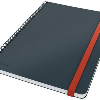 Leitz Cosy Large Notebook Soft Touch Velvet Grey 45270089 Fusion Office