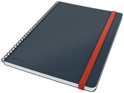 Leitz Cosy Large Notebook Soft Touch Velvet Grey 45270089 Fusion Office