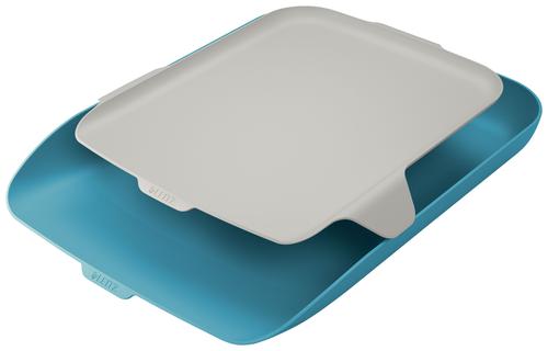 Leitz Cosy Letter Tray Organiser Calm Blue 52590061 Fusion Office