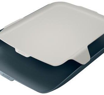 Leitz Cosy Letter Tray Organiser Velvet Grey 52590089 Fusion Office