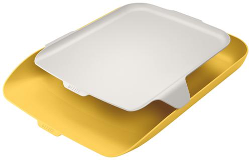 Leitz Cosy Letter Tray Organiser Warm Yellow 52590019 Fusion Office