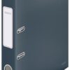 Leitz Cosy Lever Arch Files 50mm Velvet Grey 10620089 Pack 6 Fusion Office
