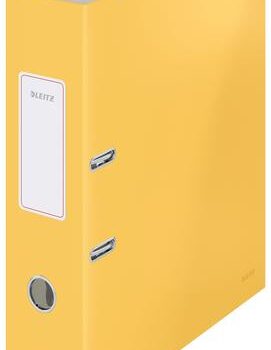 Leitz Cosy Lever Arch Files 80mm Warm Yellow 10610019 Pack 6 Fusion Office