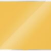 Leitz Cosy Magnetic Glass Whiteboard 600x400mm Warm Yellow 70420019 Fusion Office
