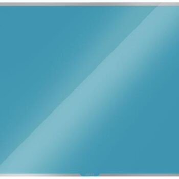 Leitz Cosy Magnetic Glass Whiteboard 800x600mm Calm Blue 70430061 Fusion Office