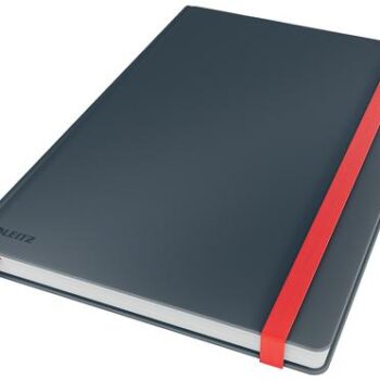 Leitz Cosy Notebooks Soft Touch Large Velvet Grey Cover 44830089 Fusion Office