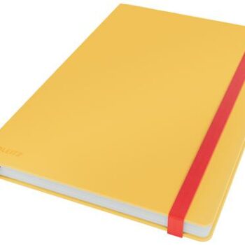 Leitz Cosy Notebooks Soft Touch Large Warm Yellow Cover 44830019 Fusion Office