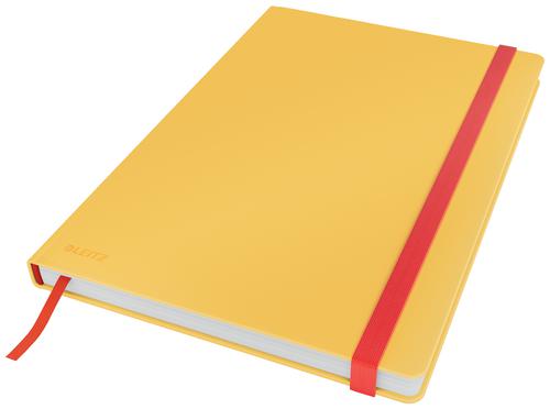 Leitz Cosy Notebooks Soft Touch Large Warm Yellow Cover 44830019 Fusion Office