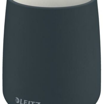 Leitz Cosy Pen Pot Velvet Grey 53290089 Fusion Office
