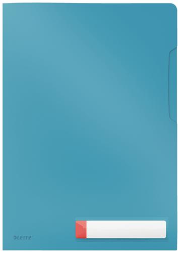 Leitz Cosy Privacy Folders A4 Calm Blue 47080061 Pack 12 Fusion Office