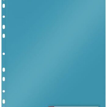 Leitz Cosy Privacy Pocket Files Calm Blue 46680061 Pack 12 Fusion Office