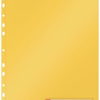 Leitz Cosy Privacy Pocket Files Warm Yellow 46680019 Pack 12 Fusion Office
