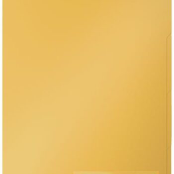 Leitz Cosy Privacy Tab Folders A4 Warm Yellow 47160019 Pack 12 Fusion Office