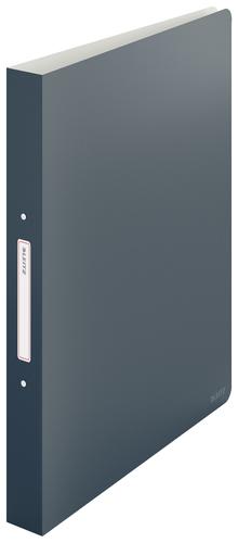 Leitz Cosy Ring Binders A4 Velvet Grey 25mm 2 Ring 42380089 Pack 10 Fusion Office