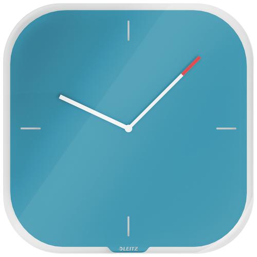 Leitz Cosy Silent Wall Clock Calm Blue 90170061 Fusion Office