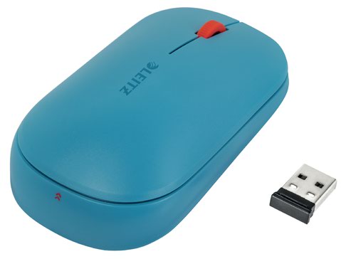 Leitz Cosy Wireless Mouse Calm Blue 65310061 Fusion Office