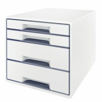 Leitz Cube 4 Drawer Unit White 52132001 Fusion Office